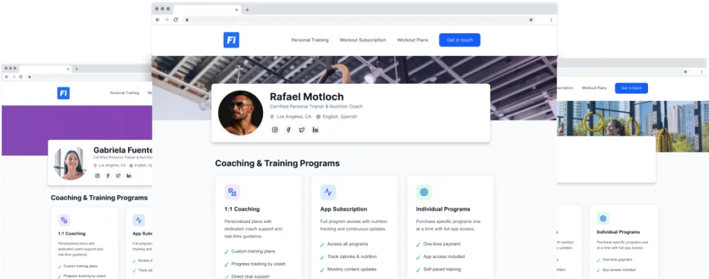 Best website builder for personal trainers