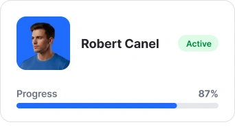 Client progress tracking