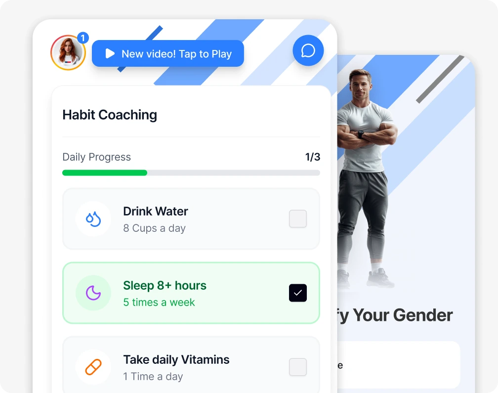 Custom fitness app