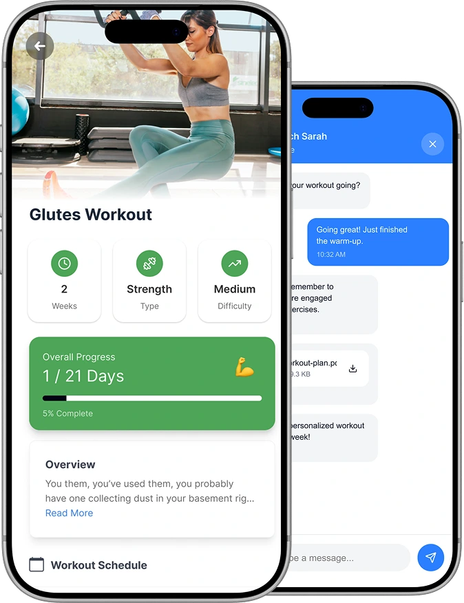 Fitness coaching app