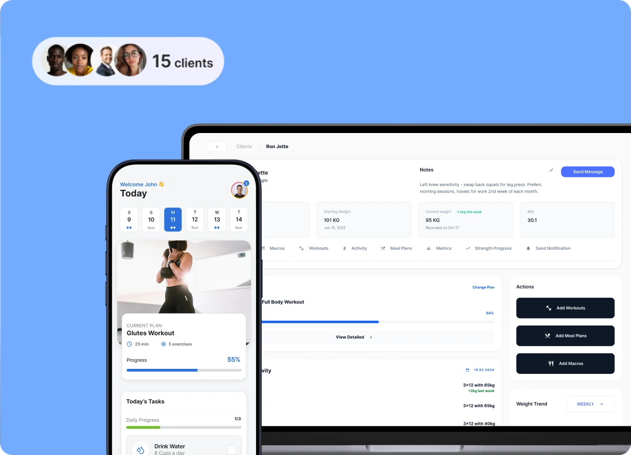 Free app and software for personal trainers