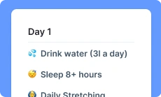 Habits for training clients