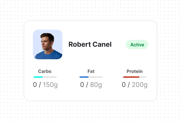 Meal plan maker with macros