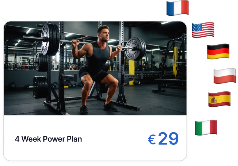 Multi language personal trainer software