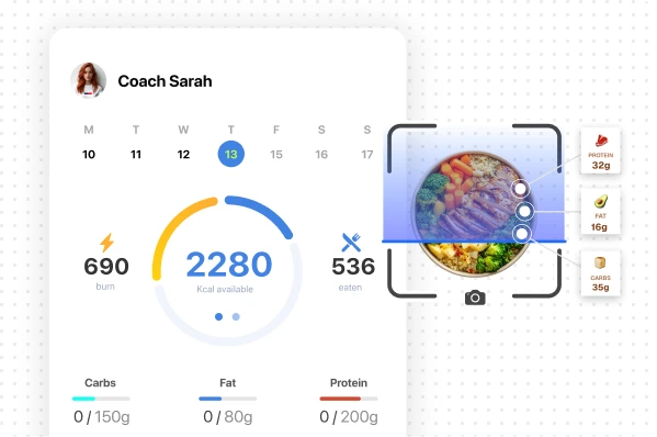 Nutrition tracking software