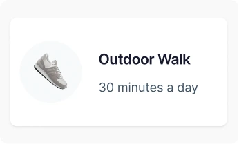 Outdoor walk habit