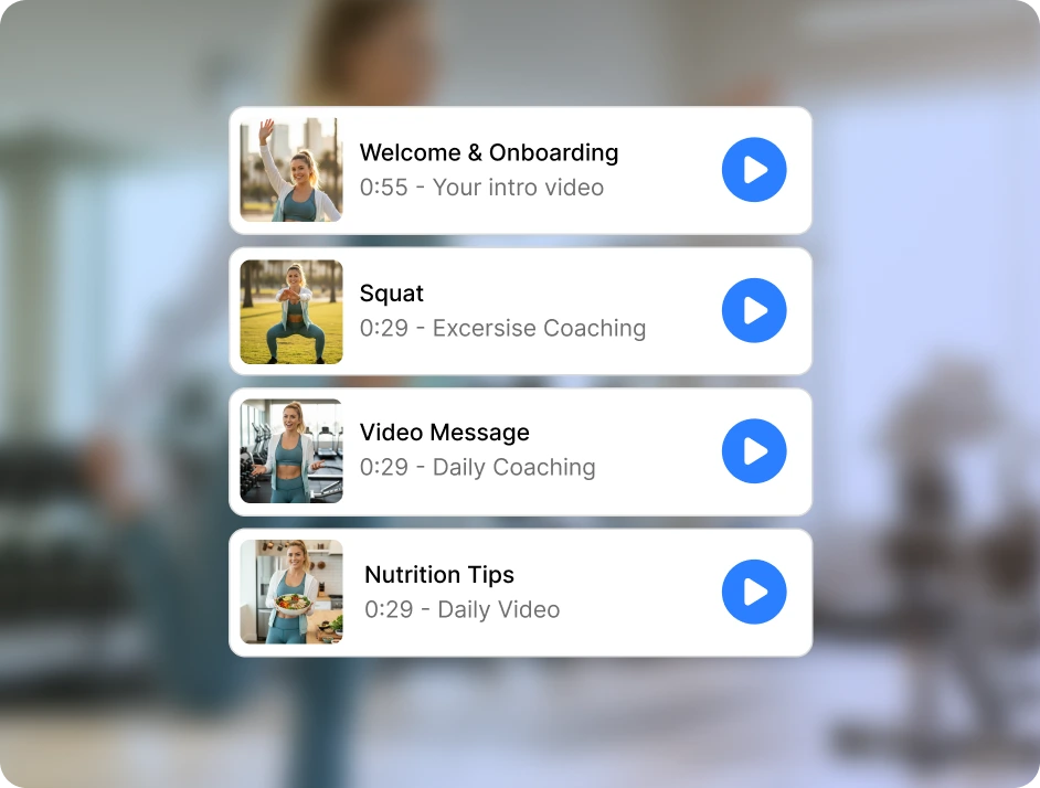 Personalized fitness app