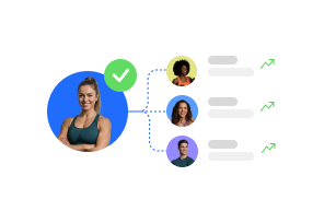 Progress tracking in coach dashboard