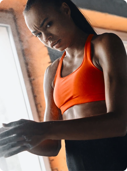 Women in a workout