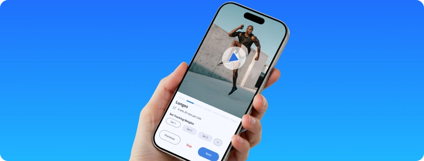 Workout builder app for personal trainers