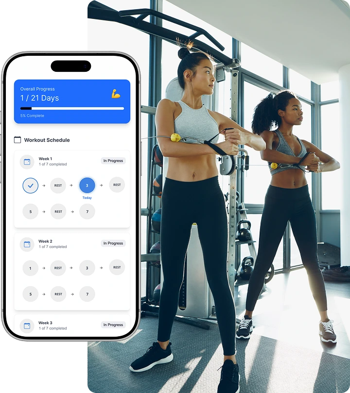Workout calendar template