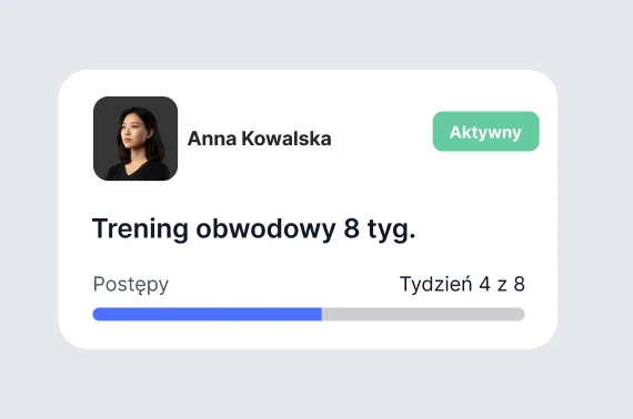 Aplikacja dla trenerów personalnych do monitorowania podopiecznych