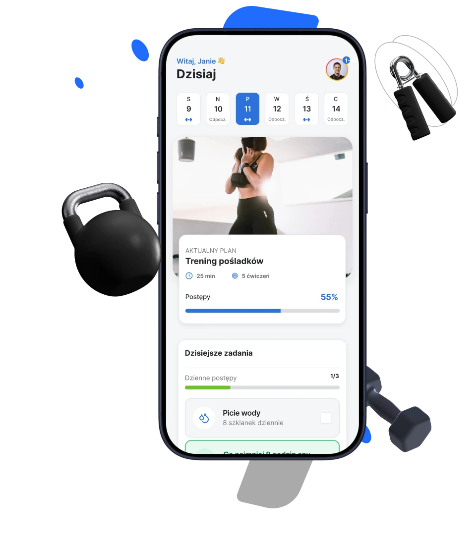 Aplikacja FitClients dla trenerów personalnych
