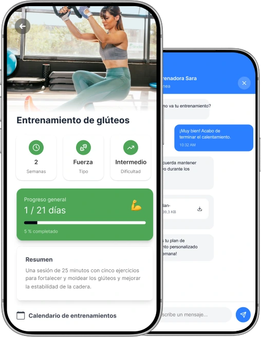 App de coaching de fitness