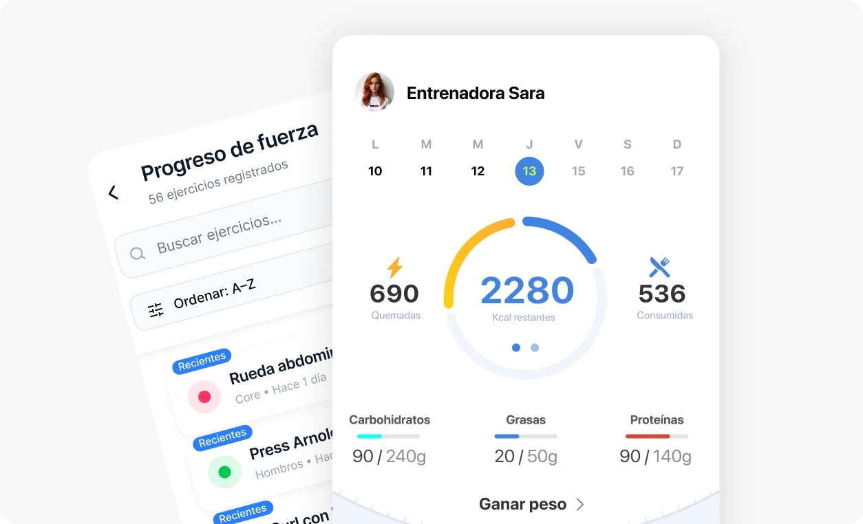 App de fitness para entrenadores personales