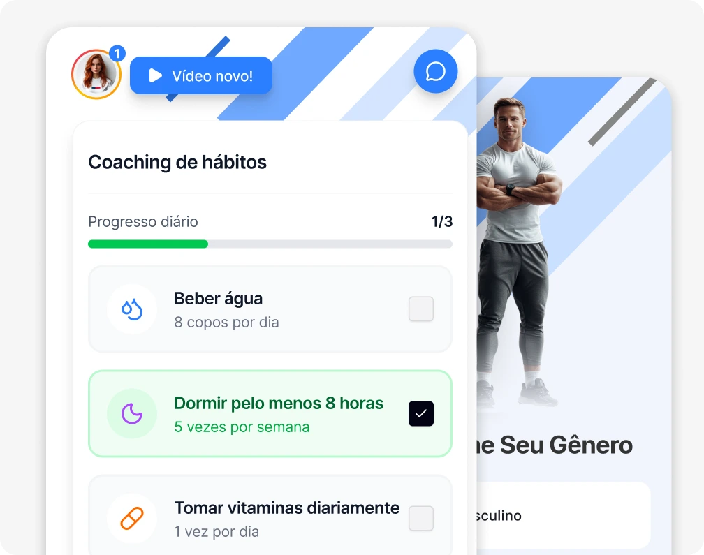 Um app fitness personalizado que faz os alunos voltarem