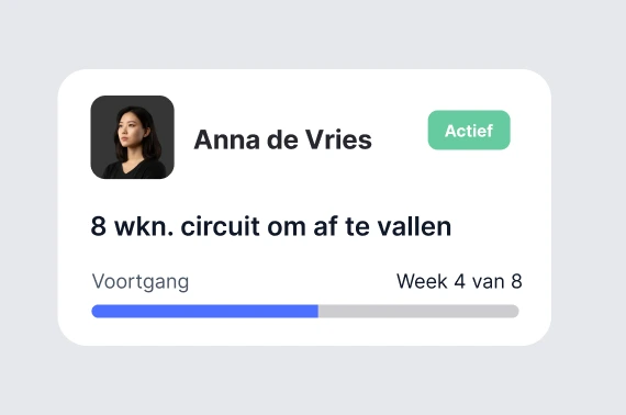 App voor personal trainers om klanten te volgen