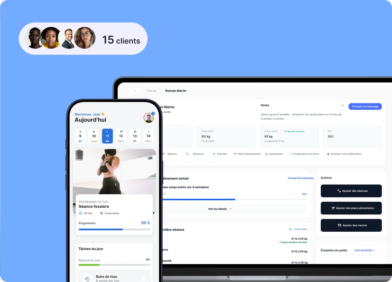 Application et logiciel gratuits pour coachs sportifs