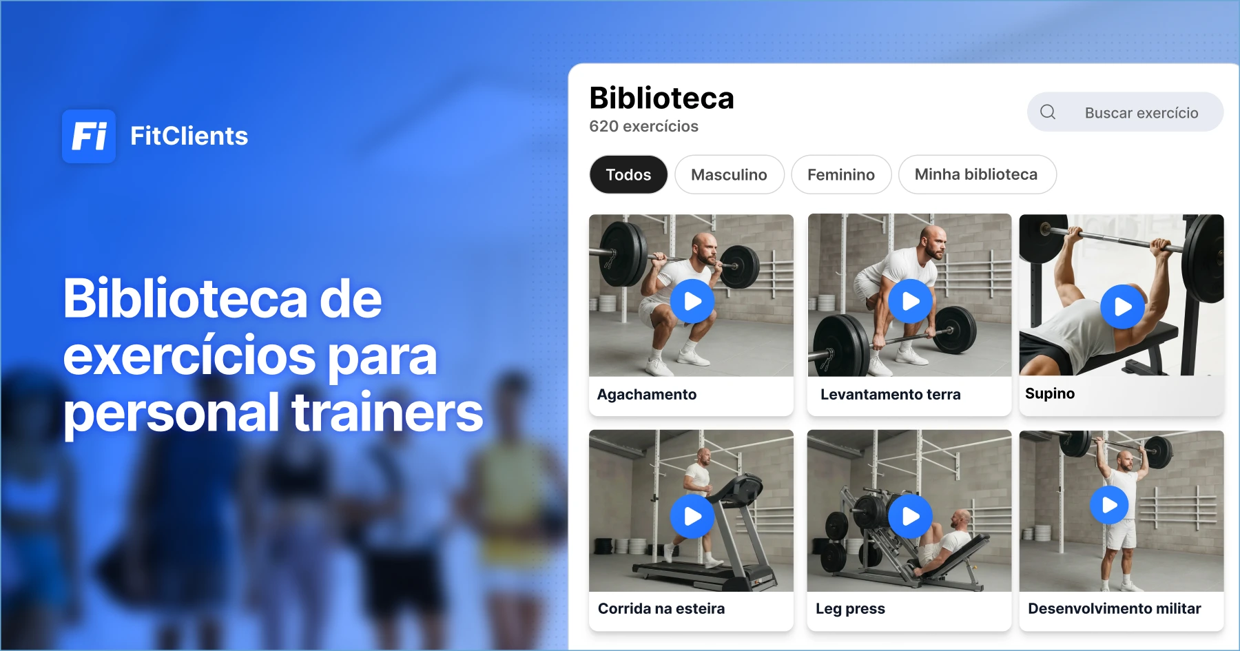 Banco de exercícios para treinadores