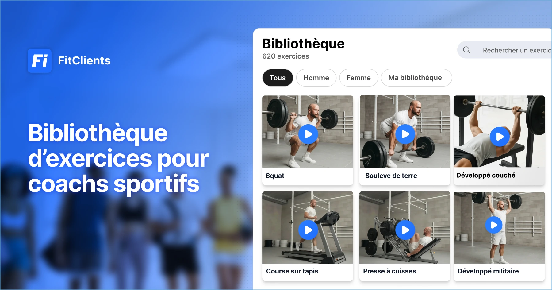 Banque d'exercices pour coachs