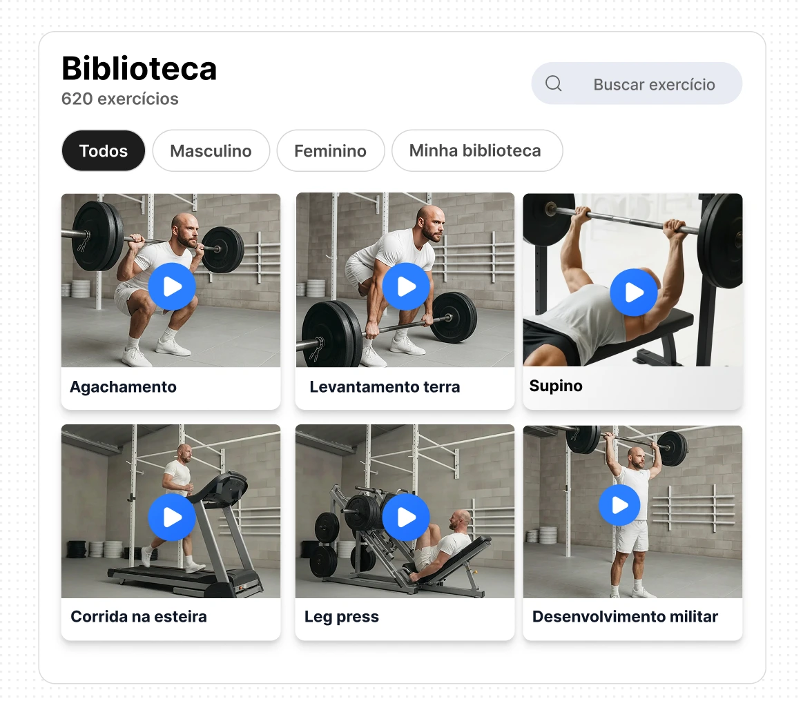 Biblioteca de treinos