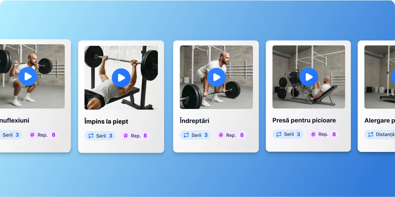 Bibliotecă gratuită de exerciții