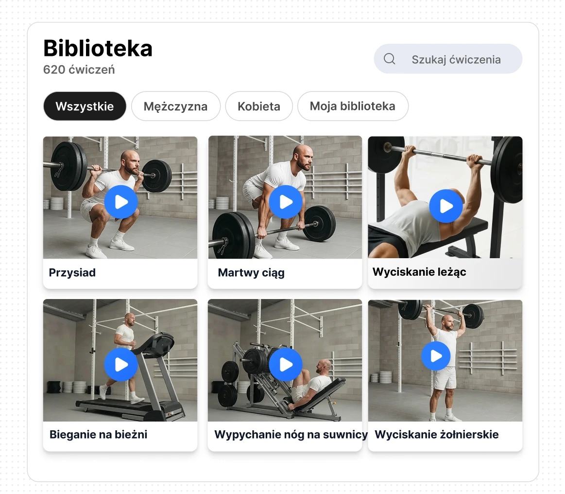 Biblioteka treningów