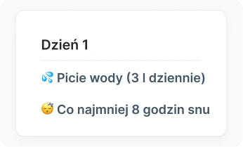 Cele dotyczące nawyków i zachowań