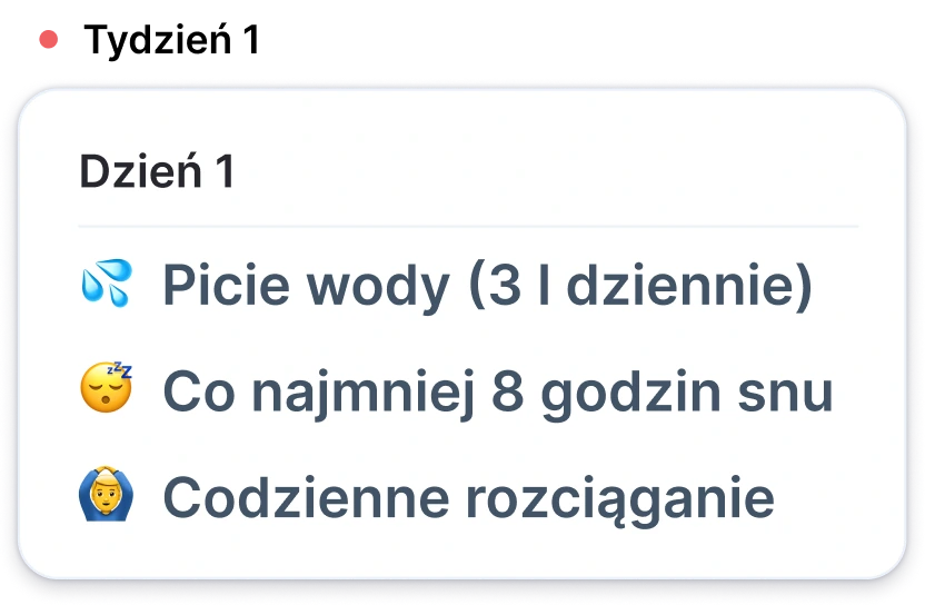 Codzienne nawyki