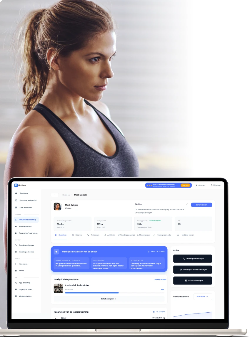 Computersoftware voor personal trainers
