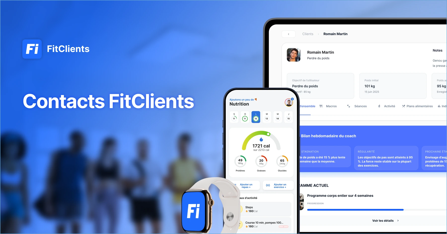Contacter FitClients