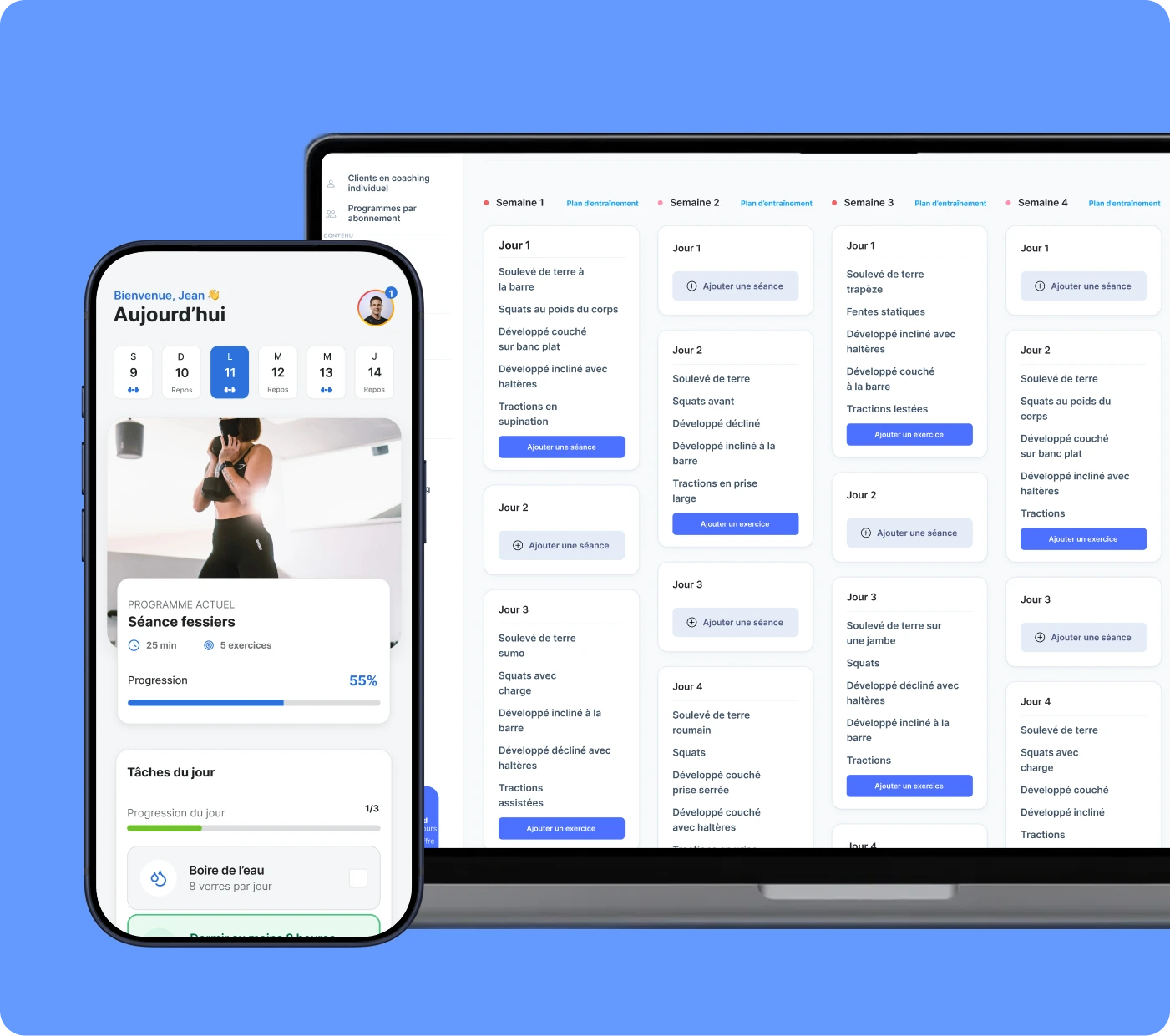 Un créateur de site fitness avec SEO intégré