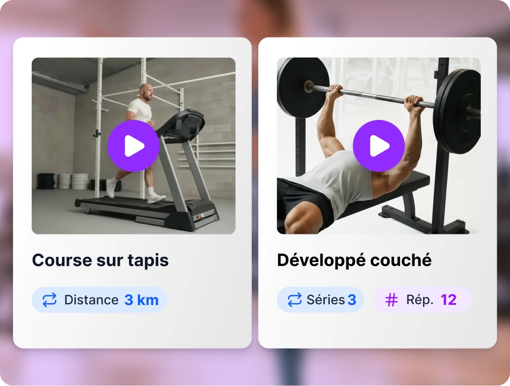 Créer ma propre application de fitness