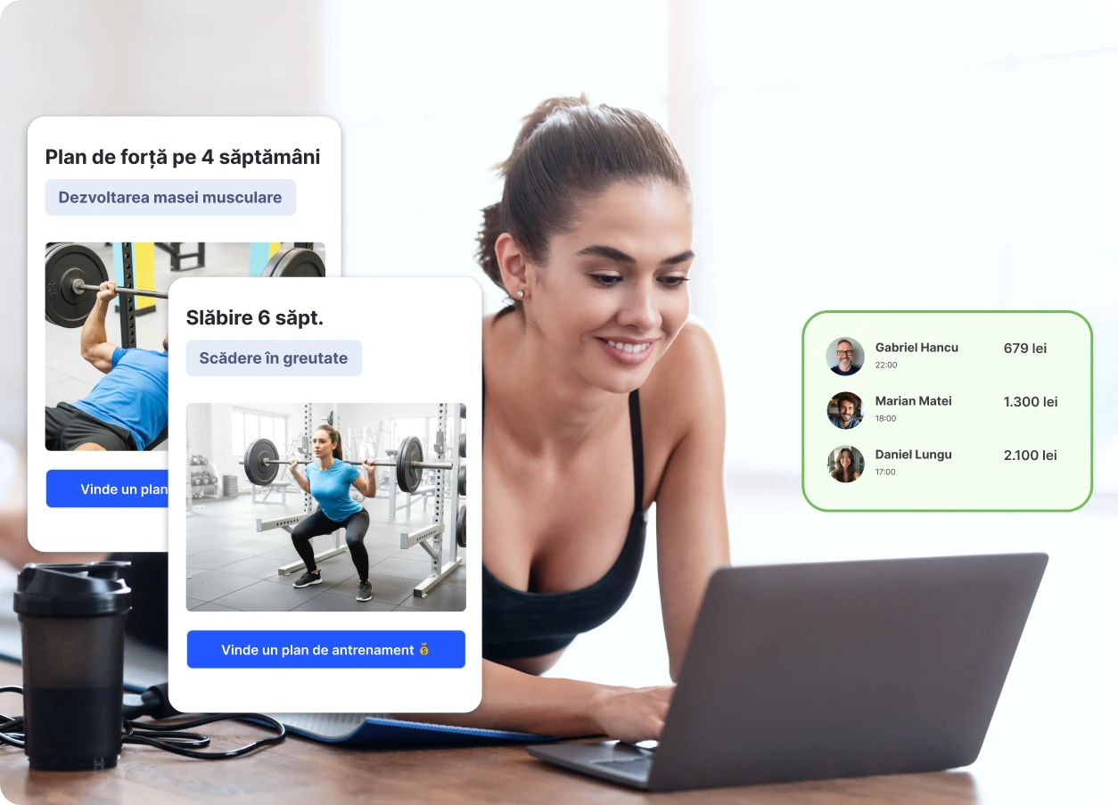Cum să vinzi programe de antrenament online fără să trimiți PDF-uri?