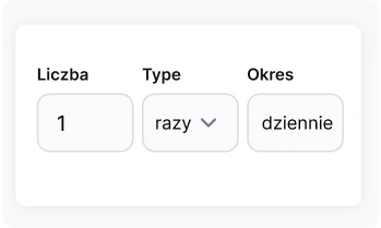 Częstotliwość nawyków