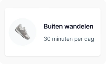 De gewoonte om buiten te wandelen