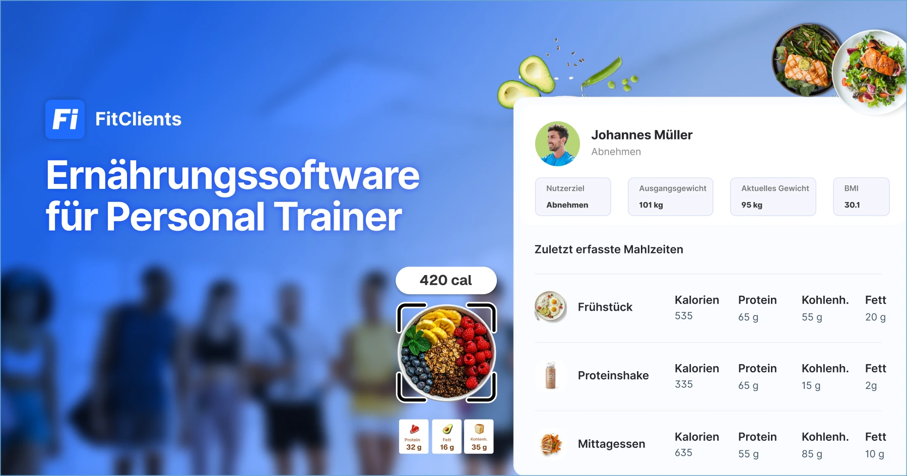 Ernährungssoftware für Personal Trainer