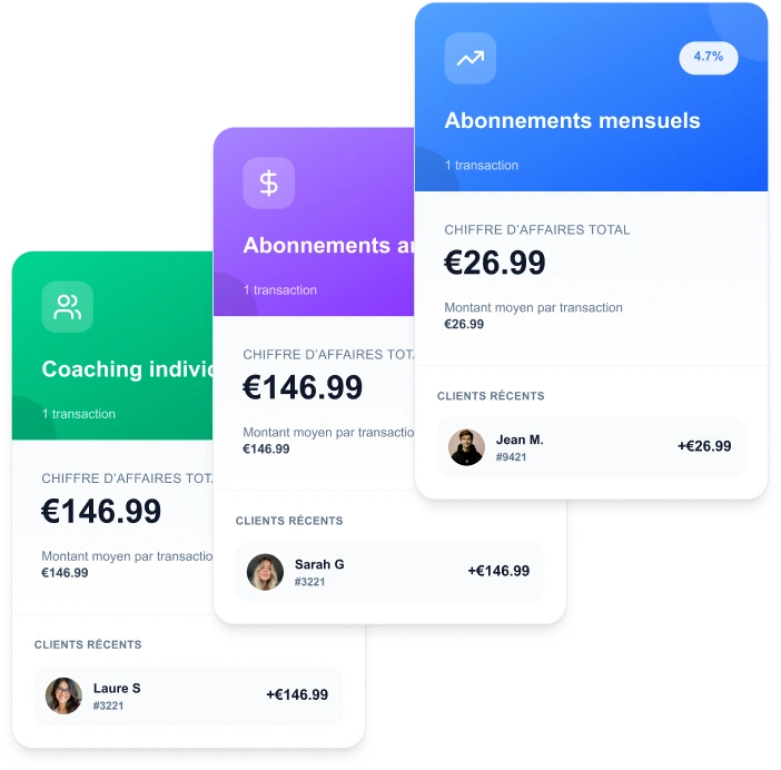 Facturation des abonnements pour coachs sportifs