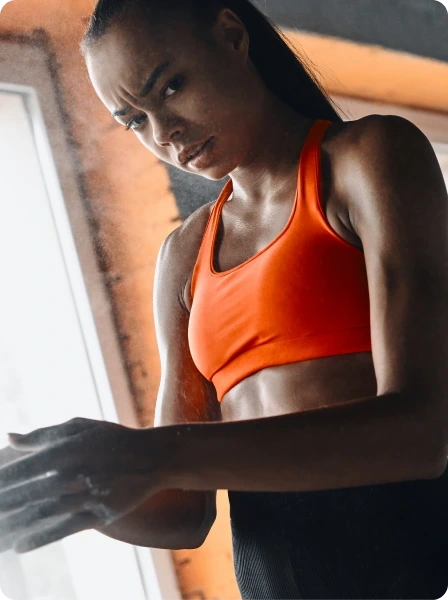 Femmes pendant un entraînement