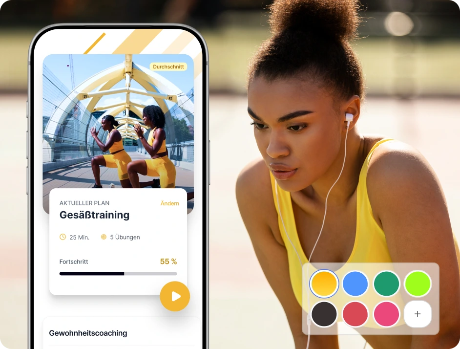 Fitness-App mit deinem Branding