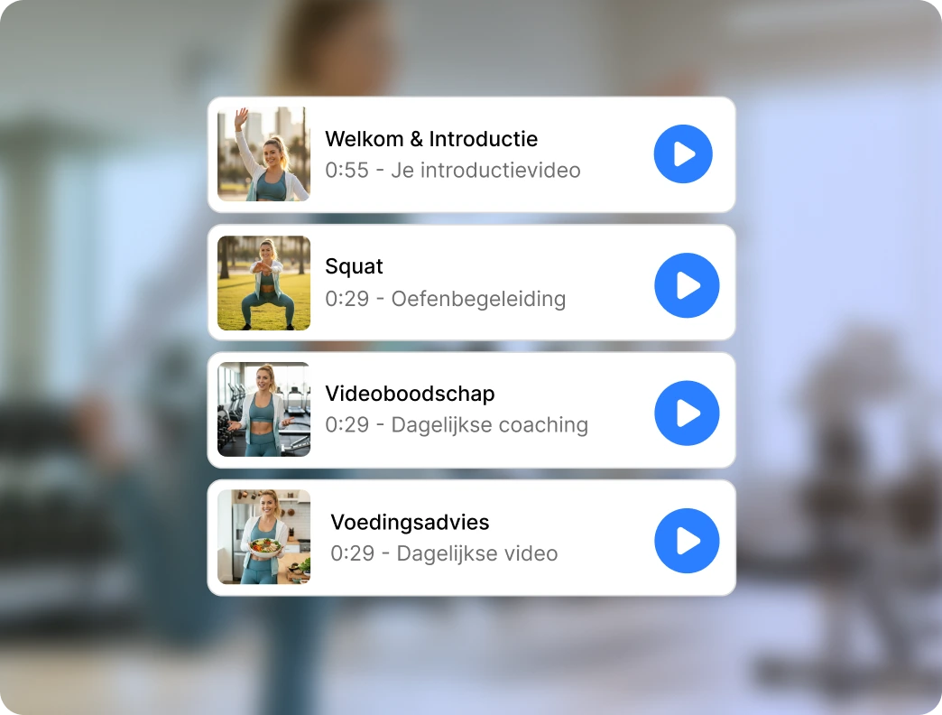 Gepersonaliseerde fitnessapp