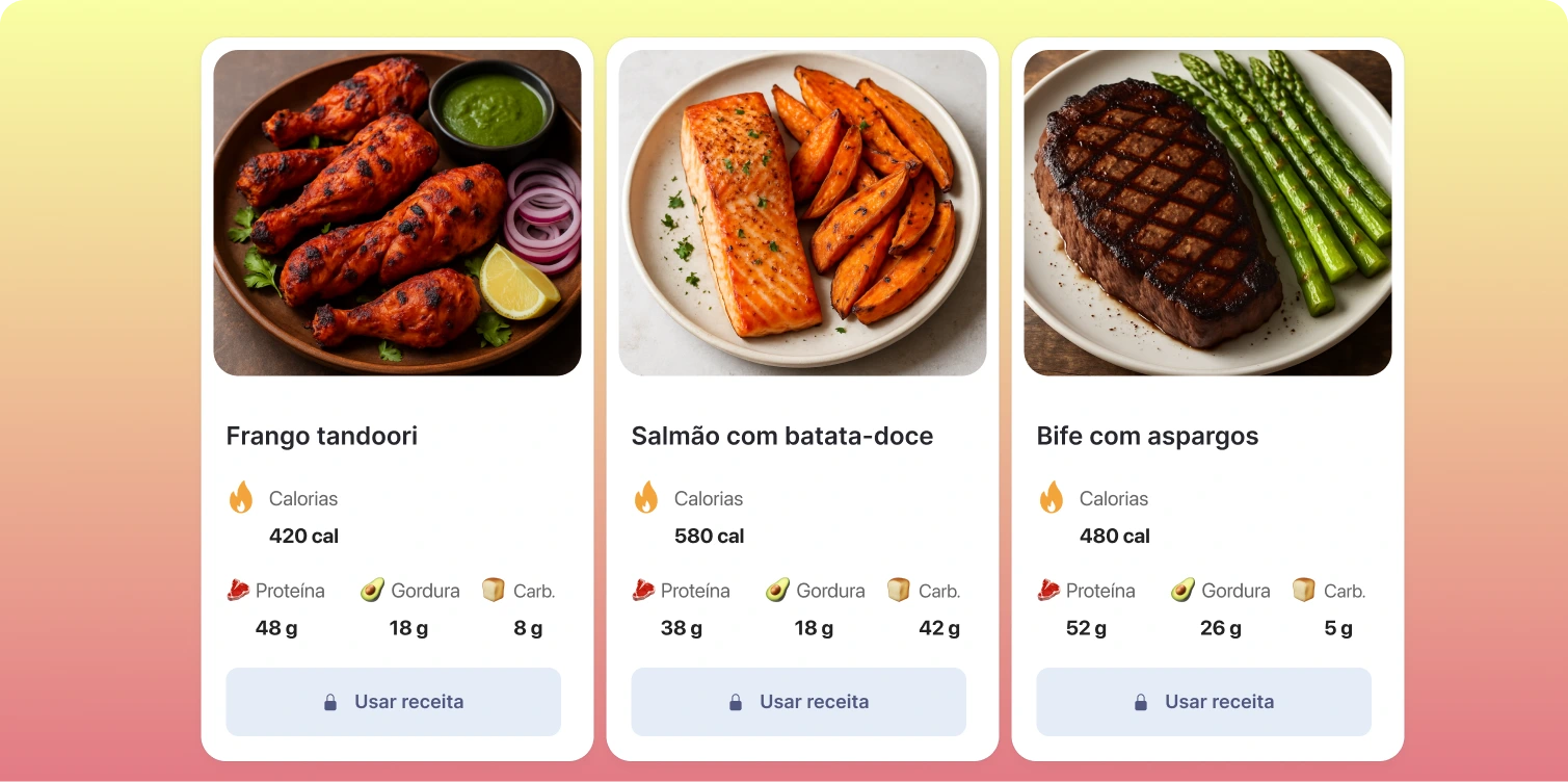 Gestão gratuita de planos alimentares para personal trainers