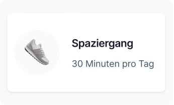 Gewohnheit, im Freien spazieren zu gehen
