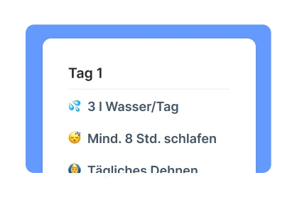 Gewohnheiten für Personal-Training-Kunden