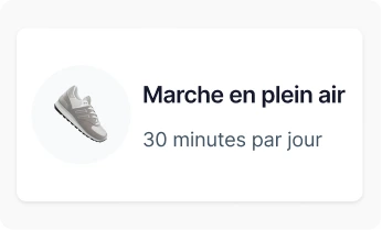 Habitude de marcher en plein air