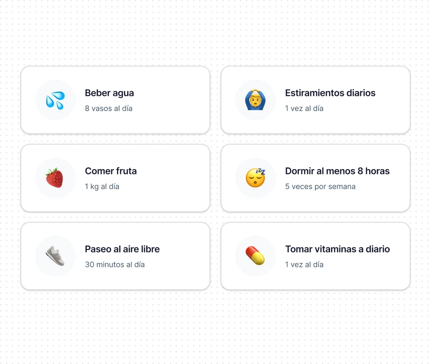 Herramientas para trabajar los hábitos