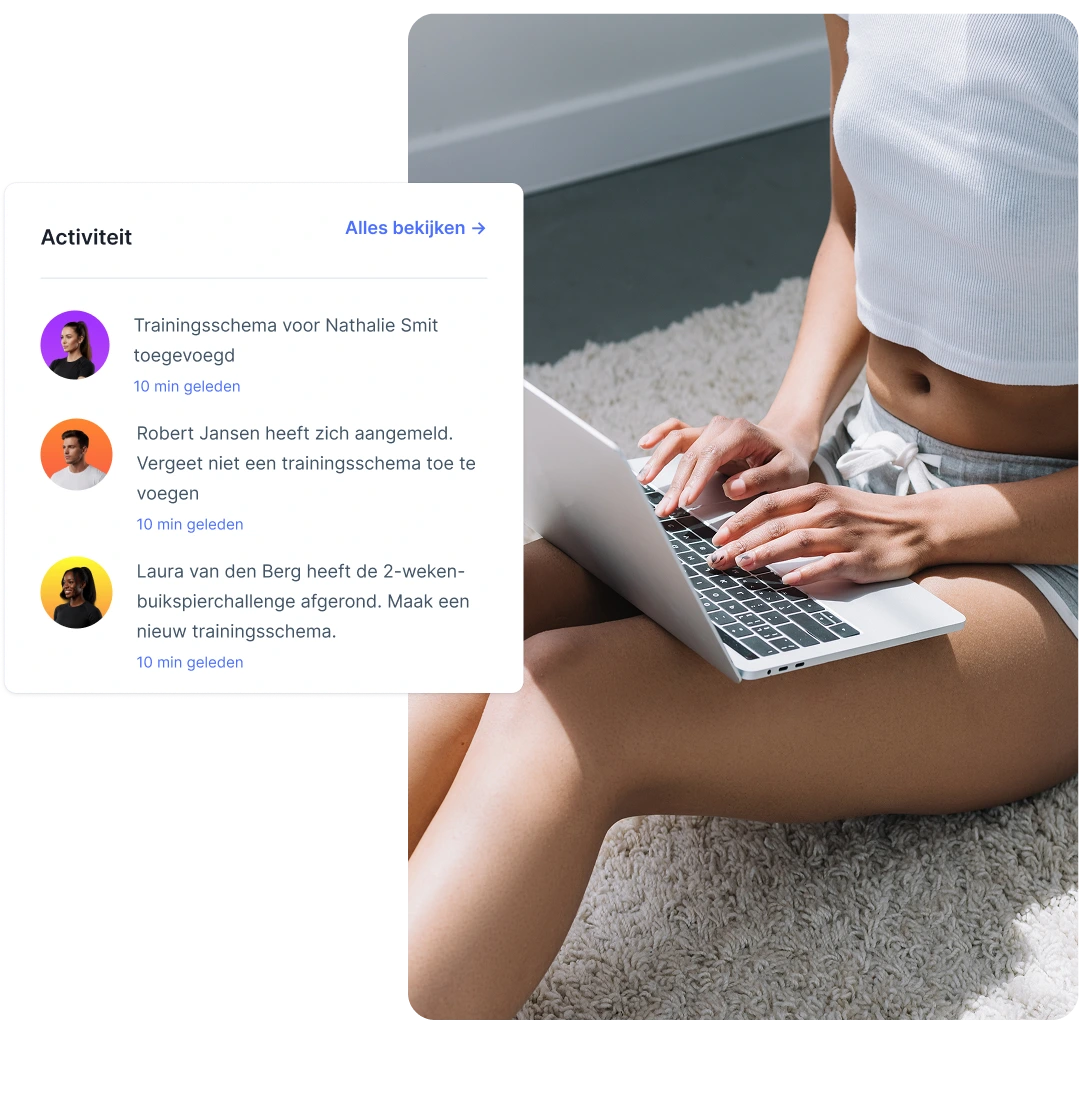 Klantactiviteiten volgen als personal trainer