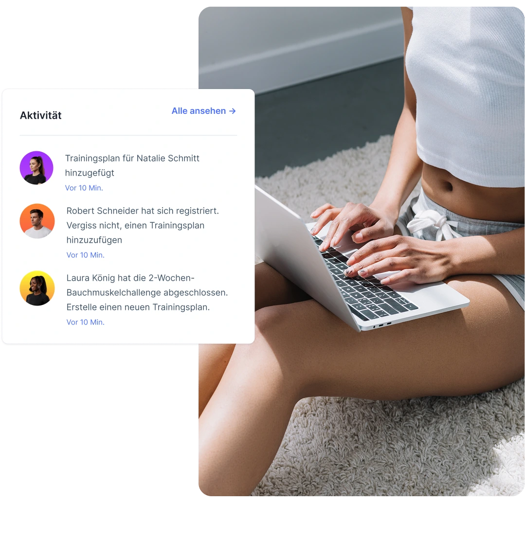 Kundenaktivitäten verfolgen als Personal Trainer