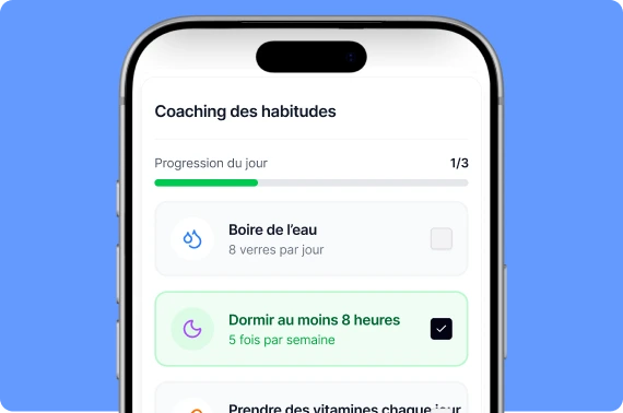 Liste de suivi des habitudes clients