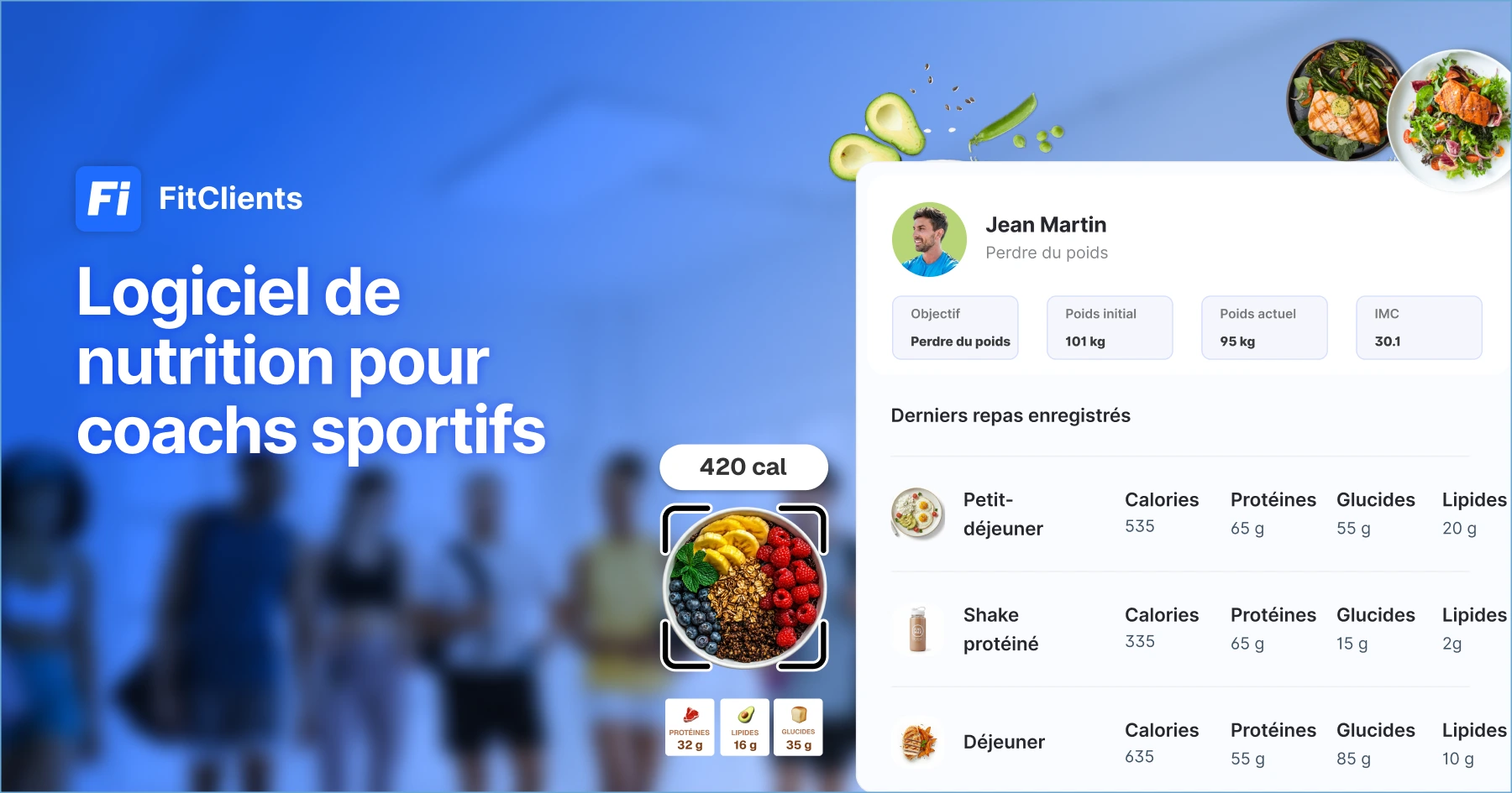 Logiciel de nutrition pour coachs sportifs